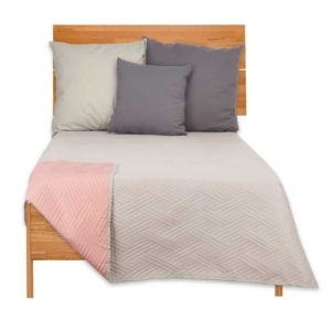 Colcha-reversible-suave-100-poliester-distintas-medidas-disenos-y-colores-bicolor-gris-rosa-cama-Aledo