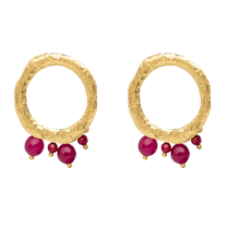 Pendientes-Artesanales-Adara-Fucsia