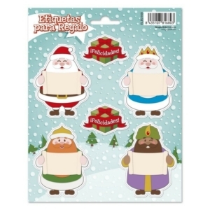 etiquetas-navidad-reyes-y-santa-stickers