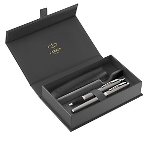 parker-gift-set-im-stainless-steel-edition-ct-sfera-stilografica-punta-media-acciaio_740917